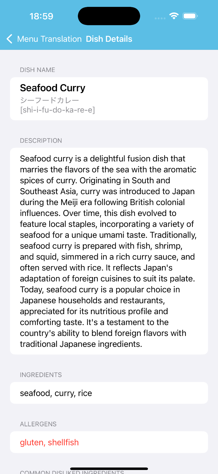 Menu Mate Screenshot 3